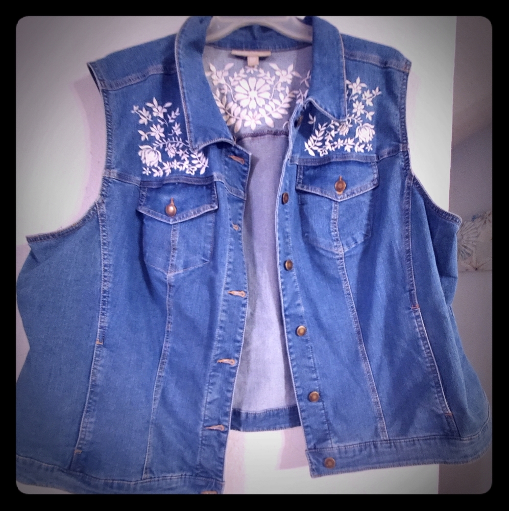 Woman Within jean Jacket